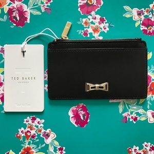 TED BAKER card holder and coin purse BLACK